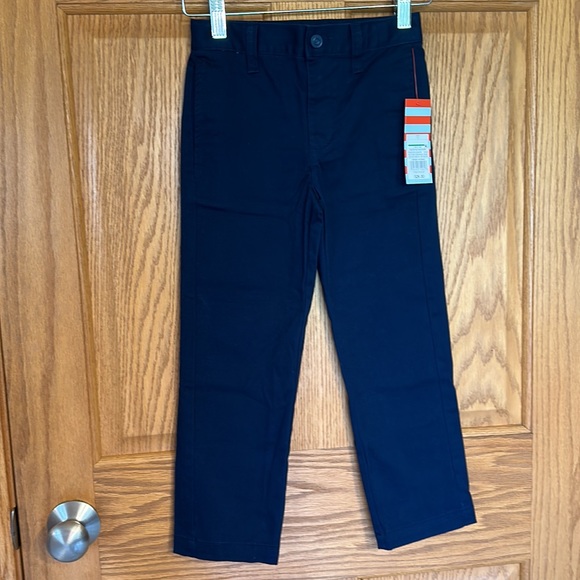 Cat & Jack Boys Straight Leg Adjustable Waist Chino Pant, Fighter Pilot … - Picture 6 of 14